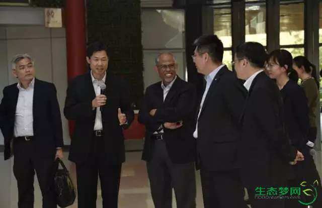 新加坡部长、驻华大使来访生态城