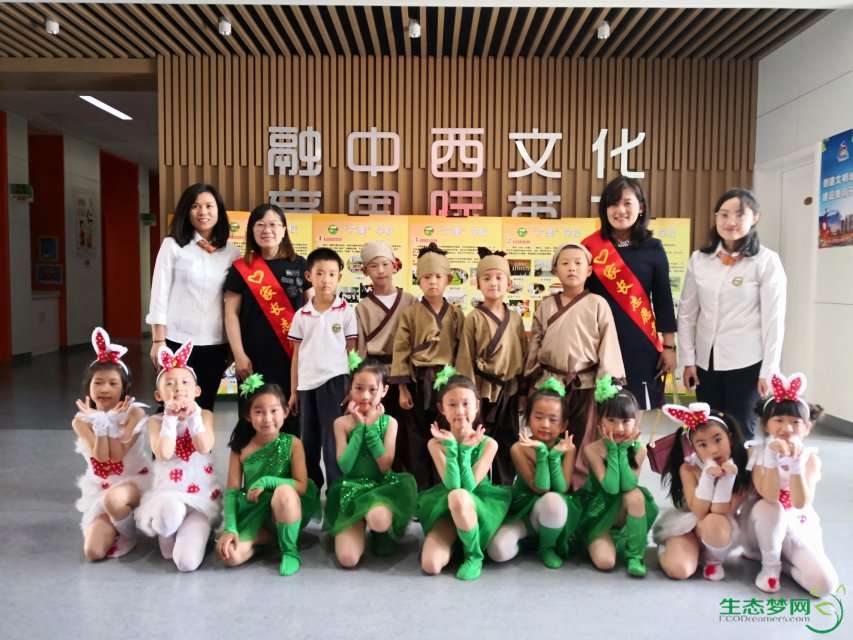 参加天津外大滨海附校小学三部成语故事创编